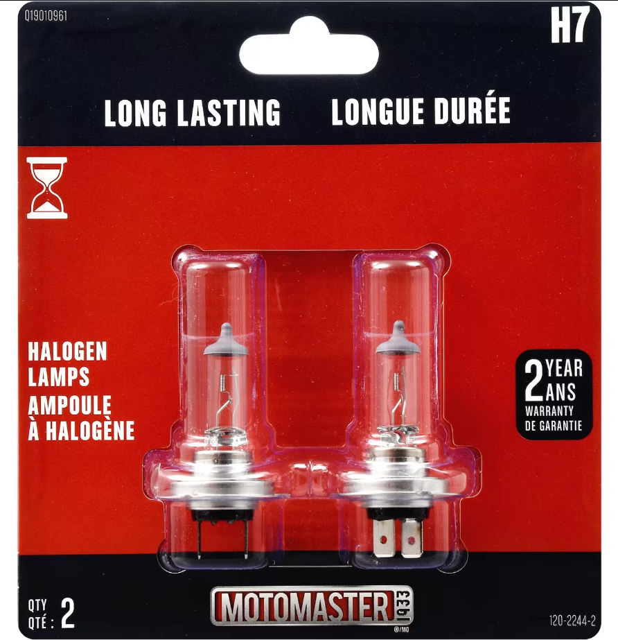 H7 Long Lasting Halogen Bulb (pack of 2)