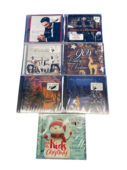 Assorted Christmas Audio CDs (pack of 7)