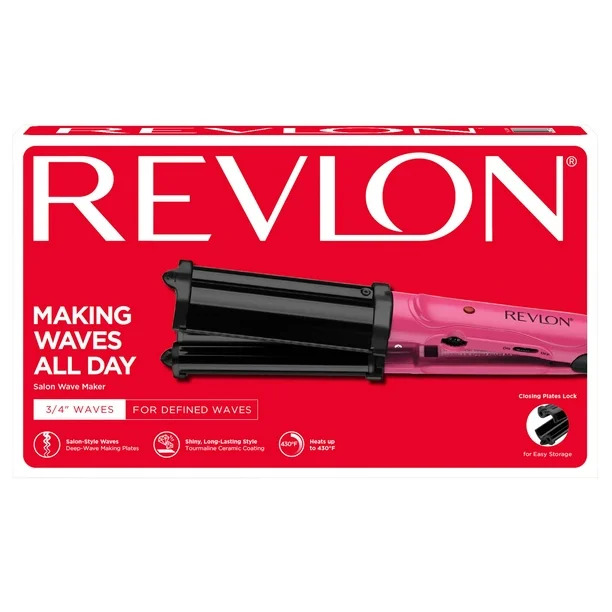 REVLON Ceramic S Hair Waver, 3/4 inch
