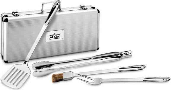 All-Clad Stainless Steel Barbecue Tool Set with Carrying Case 