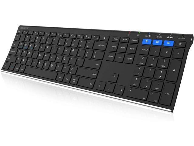 Arteck HB192 Universal Bluetooth Stainless Steel Keyboard