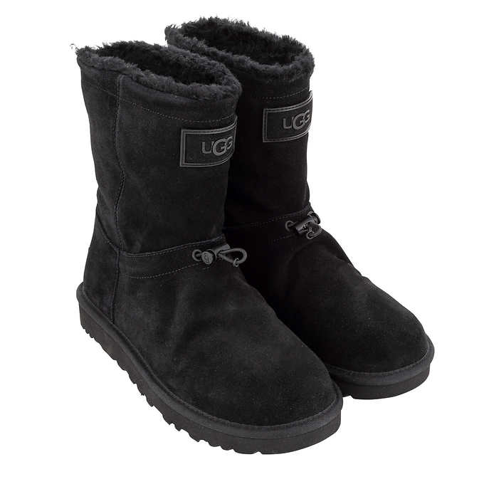 UGG Women's Classic Short Toggler Boot [Black]-A - New In Box-US Women's 7