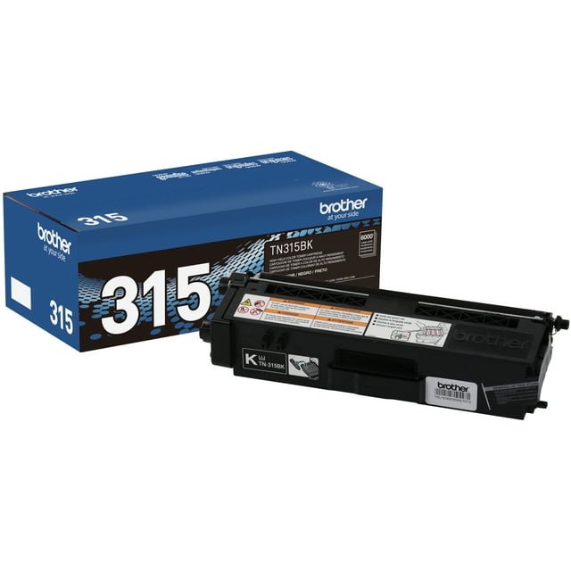 Brother Genuine TN315BK High-yield Printer Toner Cartridge Black