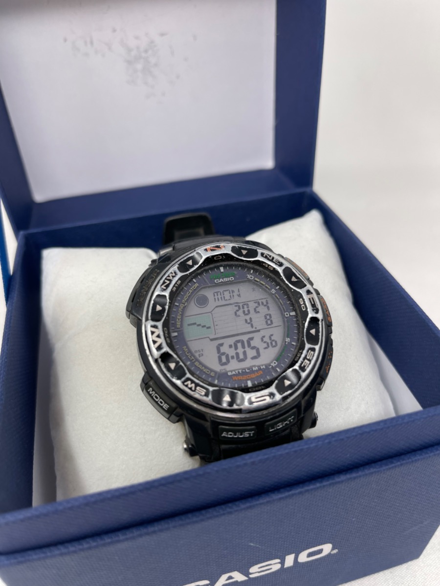 Casio Pro Trek Pathfinder Black Tough Solar Men's Outdoor Wrist Watch - PRW2500R-1