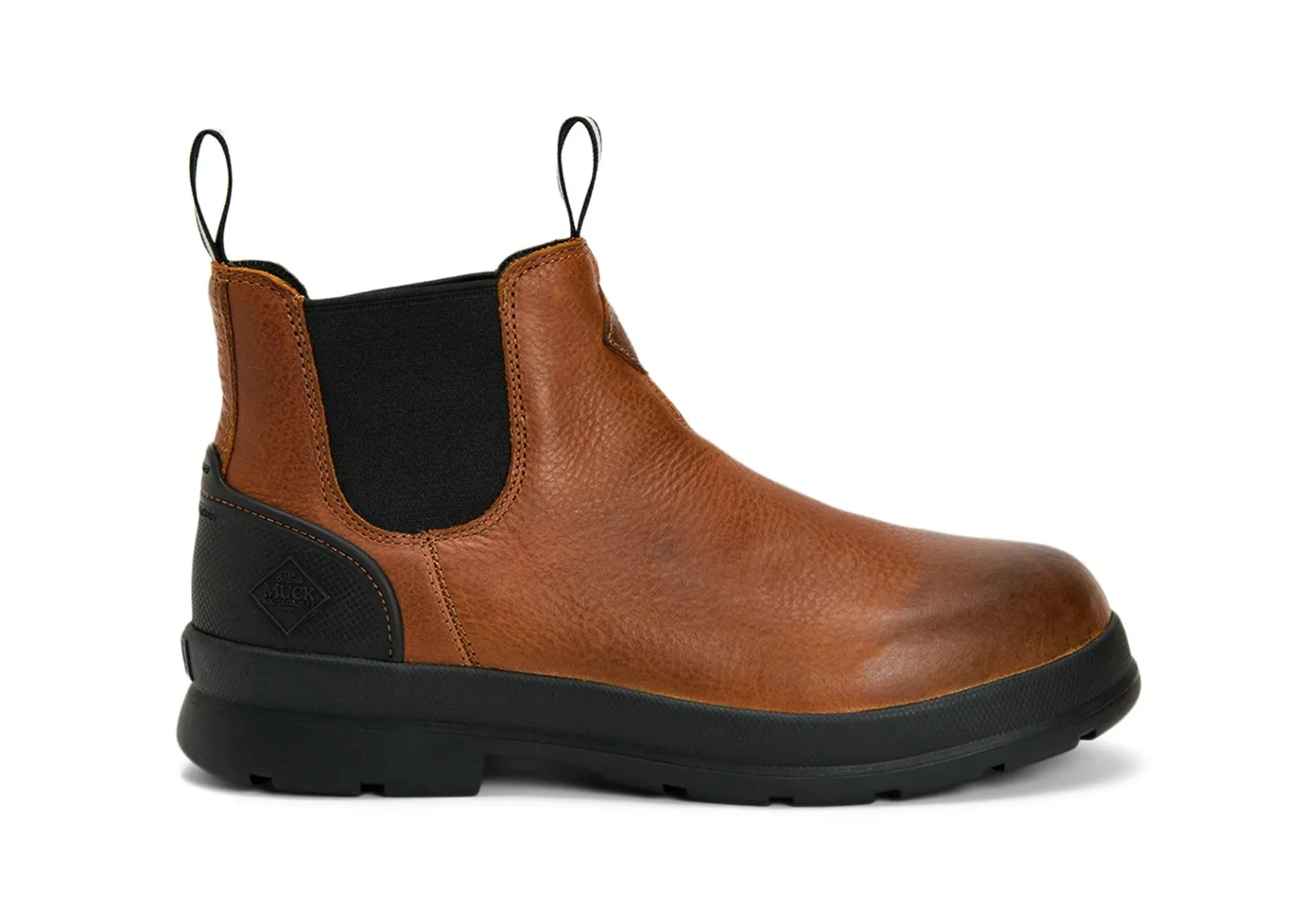 Muck Men's Chore Farm Leather Chelsea Boots - Caramel (US 13)