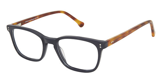 PEZ P12004 Childred Eyeglass Frames - Dark Blue/Brown Tortoise