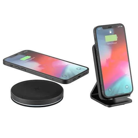 Ubiolabs 15W Wireless Charging Stand and Pad Bundle