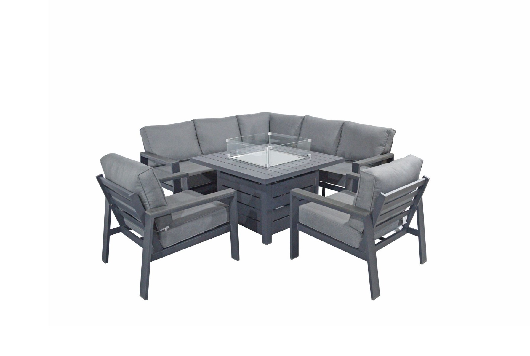 ENZO 5 Piece Sectional With Firepit