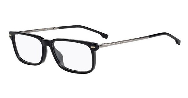 Hugo Boss 0933 807 55-15 Black/Silver Eyeglass Frames 