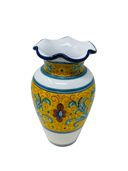 Grazia Deruta 8-Inch Majolica Vase 
