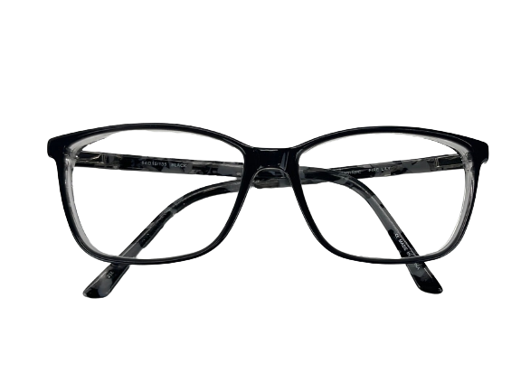 Karen Kane Fire Lily Eyeglass Frames - Black