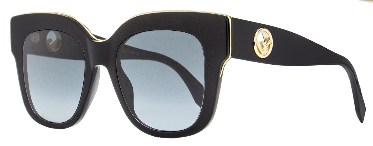 Fendi Black Sunglasses w/ Dark Grey Gradient (FF0359/G/S)