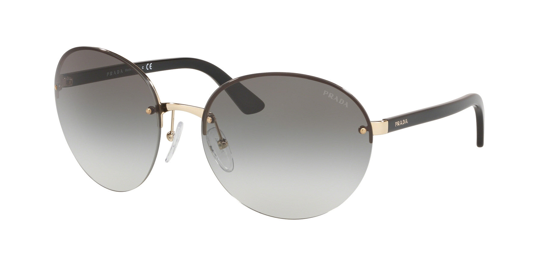 PRADA Women Round Sunglasses Anthracite Gray/Mauve Gradient Lenses [SPR13S  EUE0 F04K0] in Mehsana at best price by RAM OPTICALS - Justdial