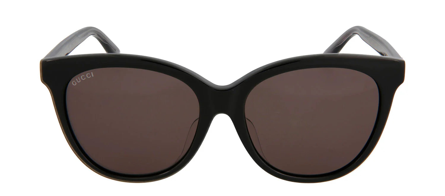 GUCCI Cat Eye Sunglasses - Shiny Black