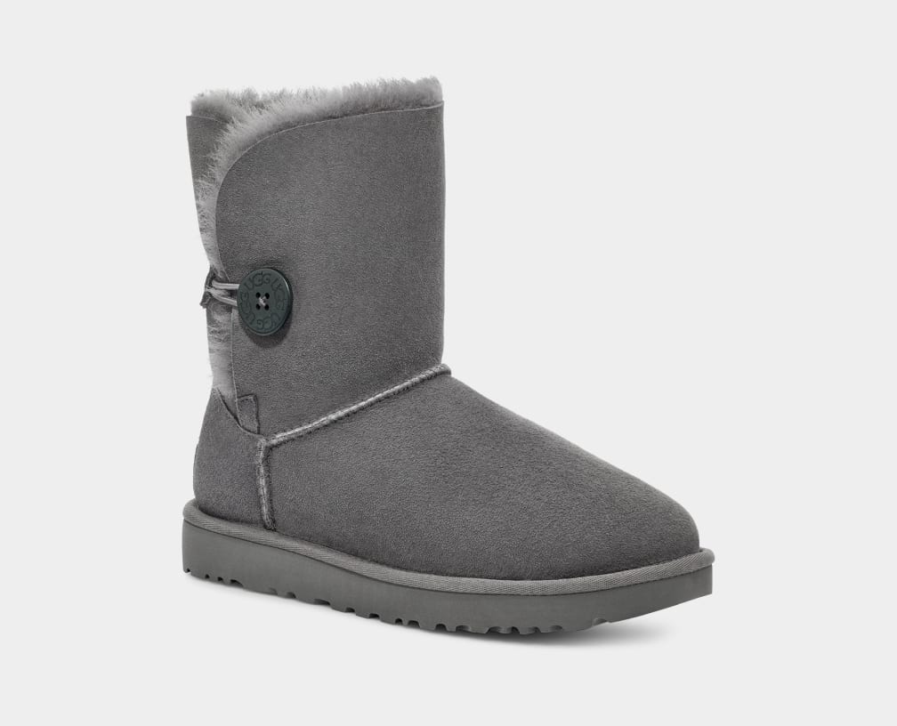 UGG Womens Bailey Button Boot [Grey] Size 12