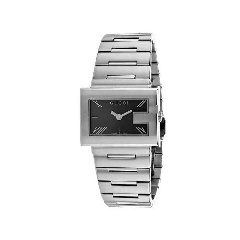 GUCCI G-Watch 100G Steel Black Ladies Watch (YA100505)