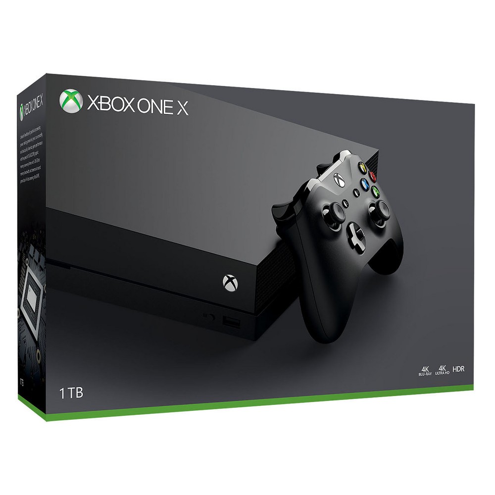 Microsoft Xbox One X (Black)
