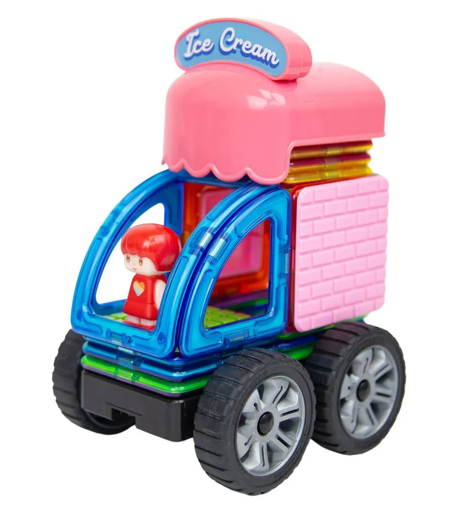 MAGFORMERS Ice Cream Truck Magnetic Construction Set