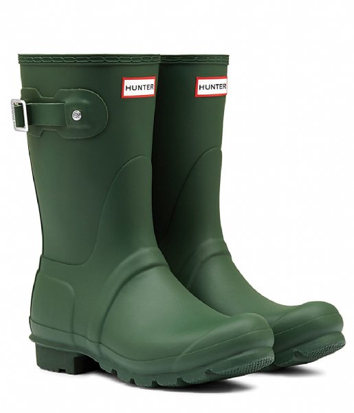 HUNTER Original Short Rain Boots Green US 6