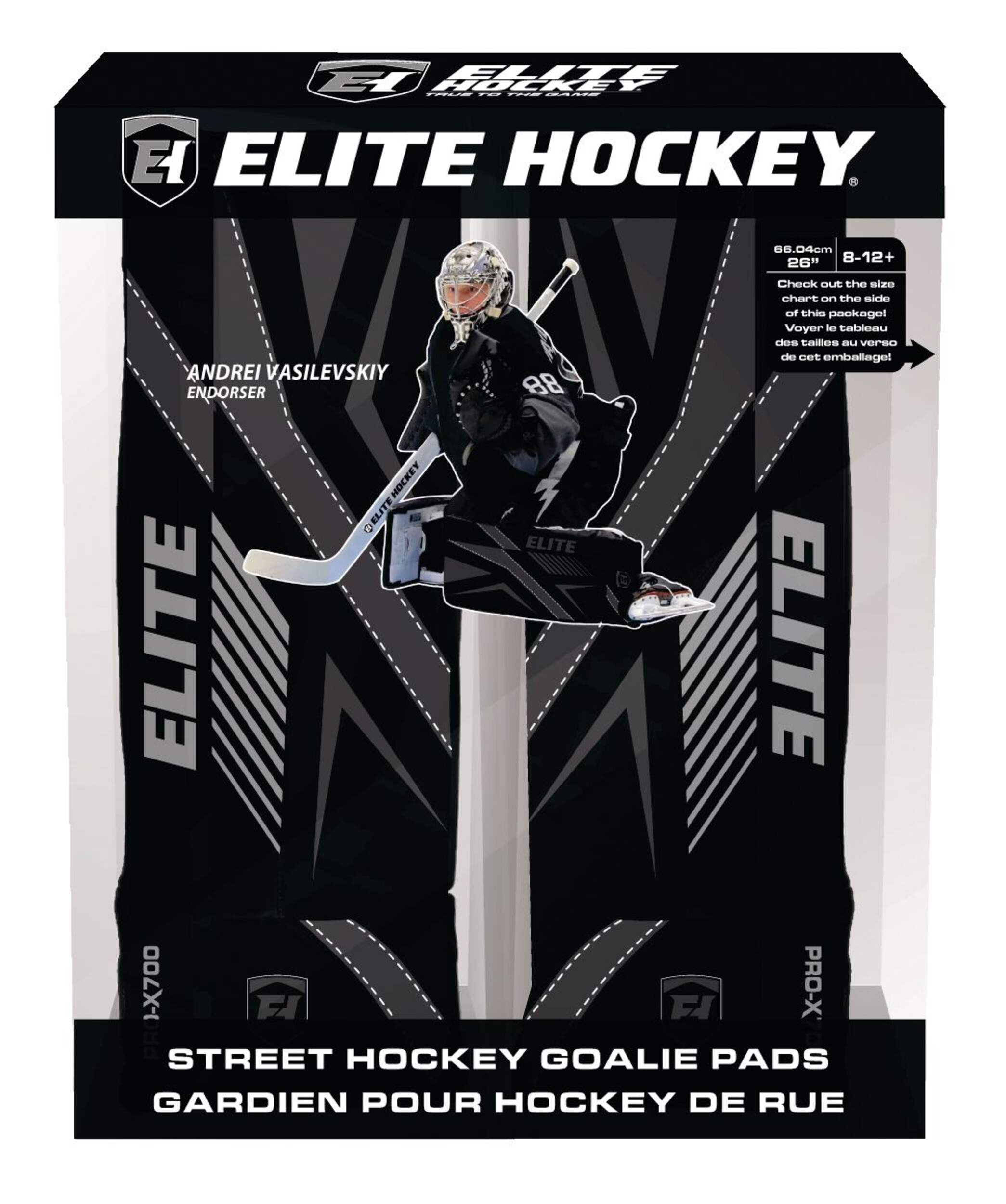 ELITE HOCKEY 26" Vasilevskiy PRO-X700 Junior Street Hockey Goalie Leg Pads