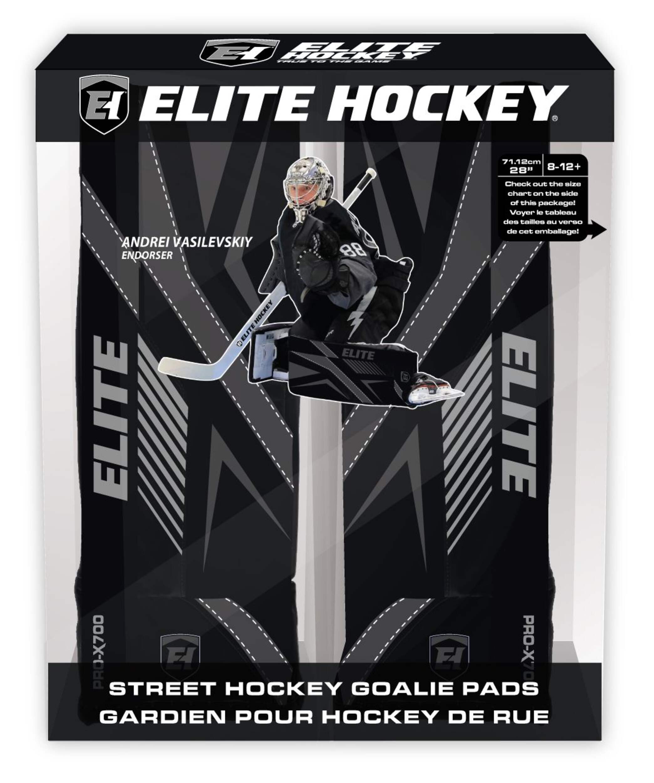 ELITE HOCKEY 28" Vasilevskiy PRO-X700 Junior Street Hockey Goalie Leg Pads