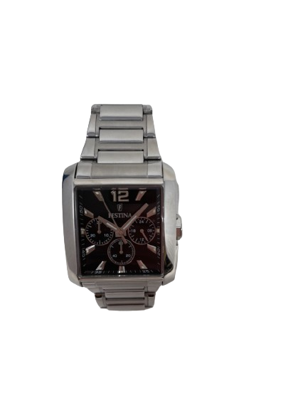Festina on the Square, Stainless Steel Watch