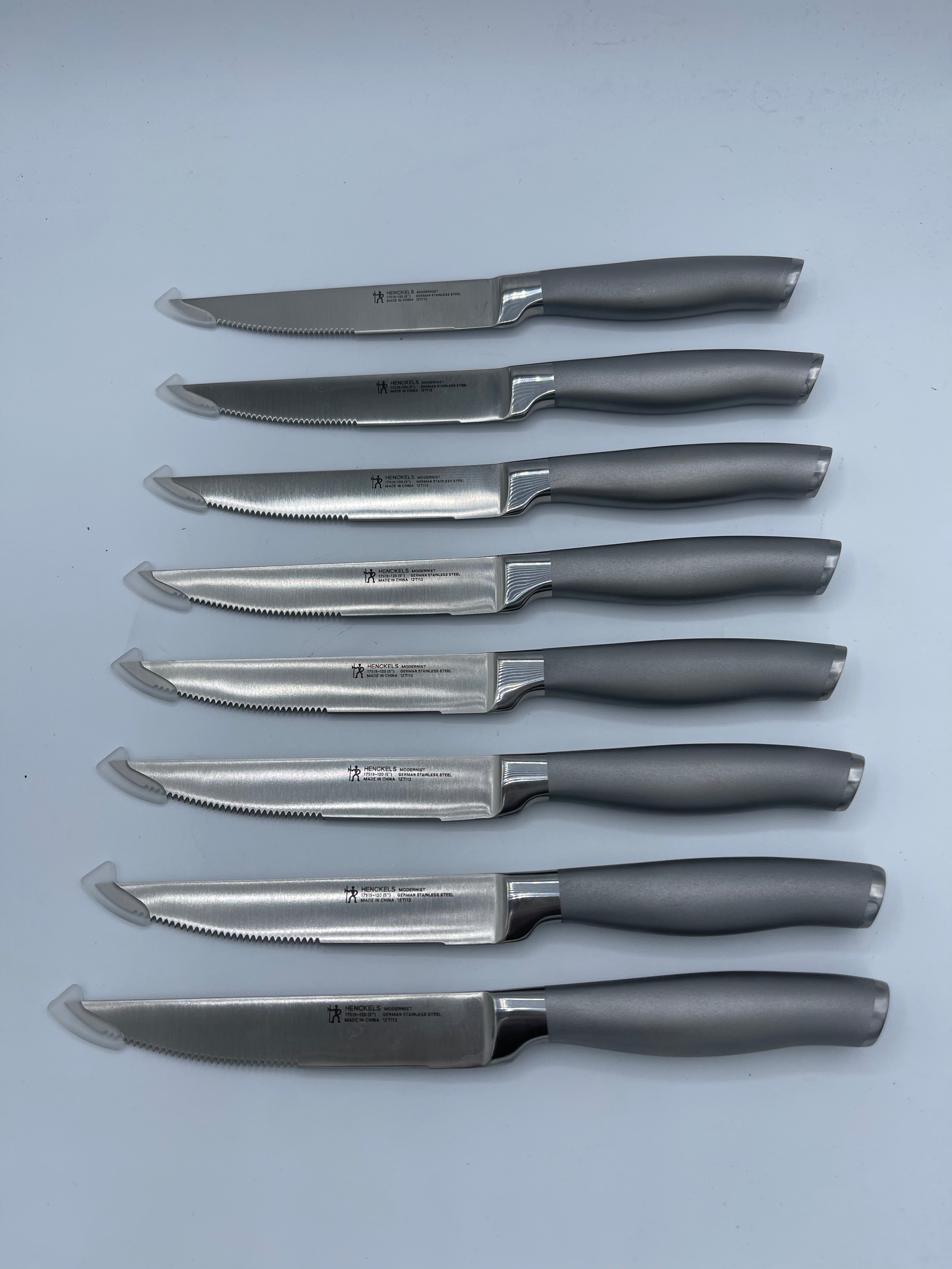 HENCKELS - MODERNIST 20 PC SELF-SHARPENING KNIFE BLOCK SET - 17503-020 *missing knife block*