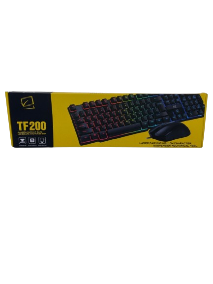 T-Wolf TF200 Wired Keyboard & Mouse Set