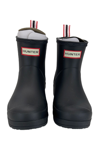 HUNTER Women's Original Play Short Rain Boots - Black (US 6)