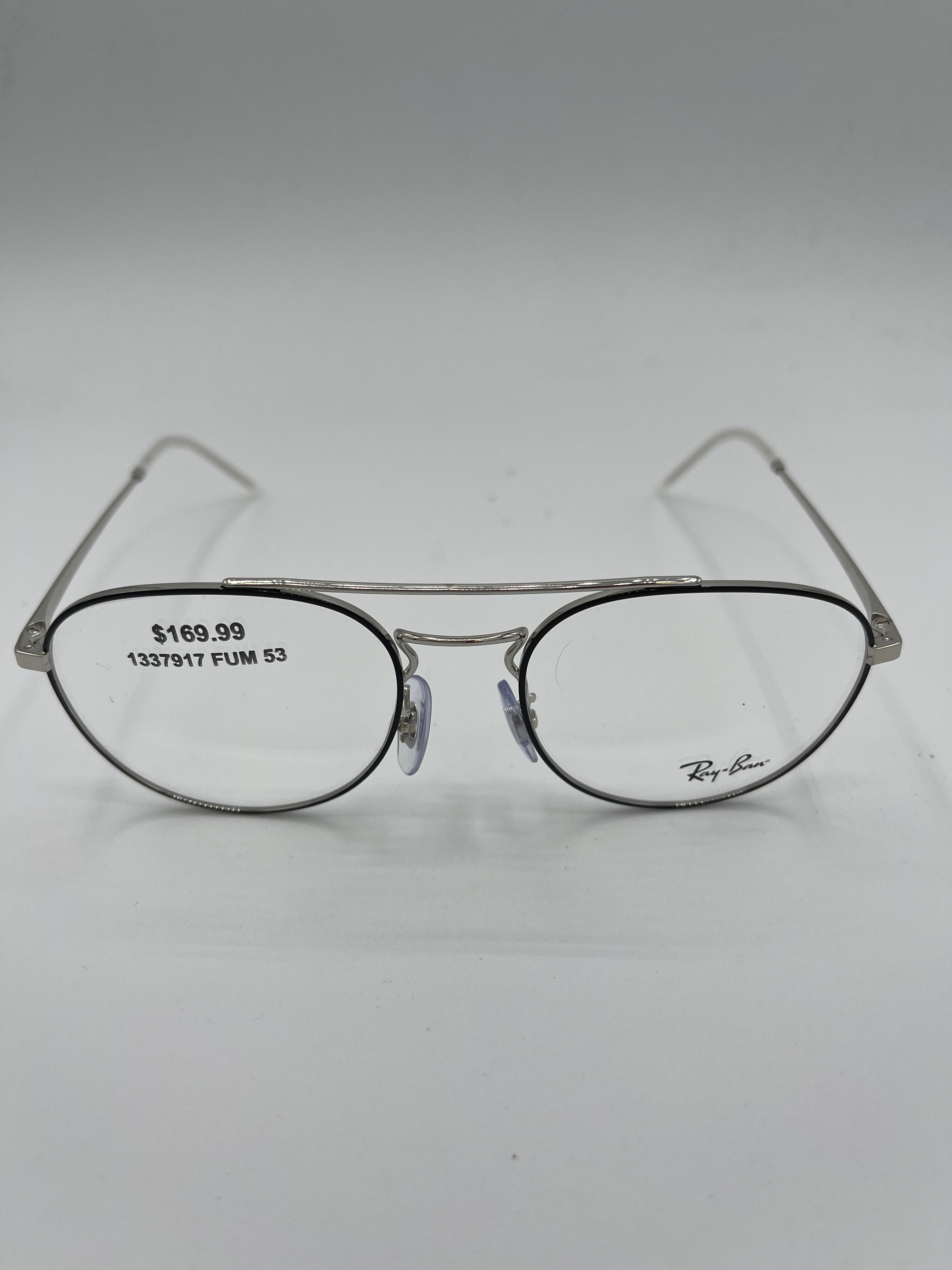 Ray-Ban RB6414 Aviator Black Frame Eyeglasses