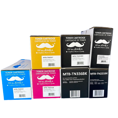 Moustache - Brother Compatible Toner Cartridges Bundle