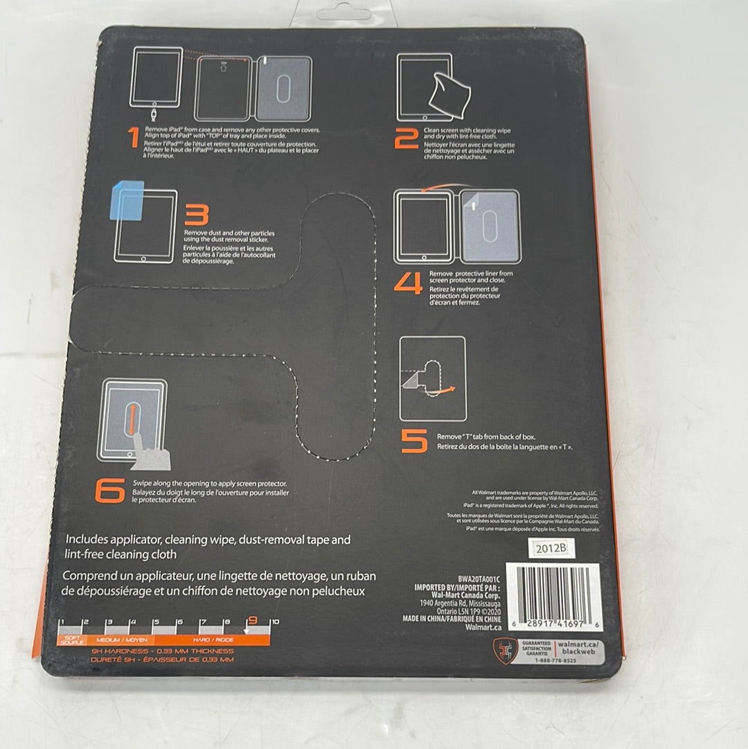 Blackweb Corning Glass iPad 5th/6th Gen (non-Pro) Screen Protector