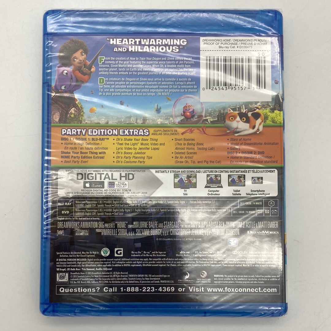 Home (Bilingual) [Blu-ray + DVD]