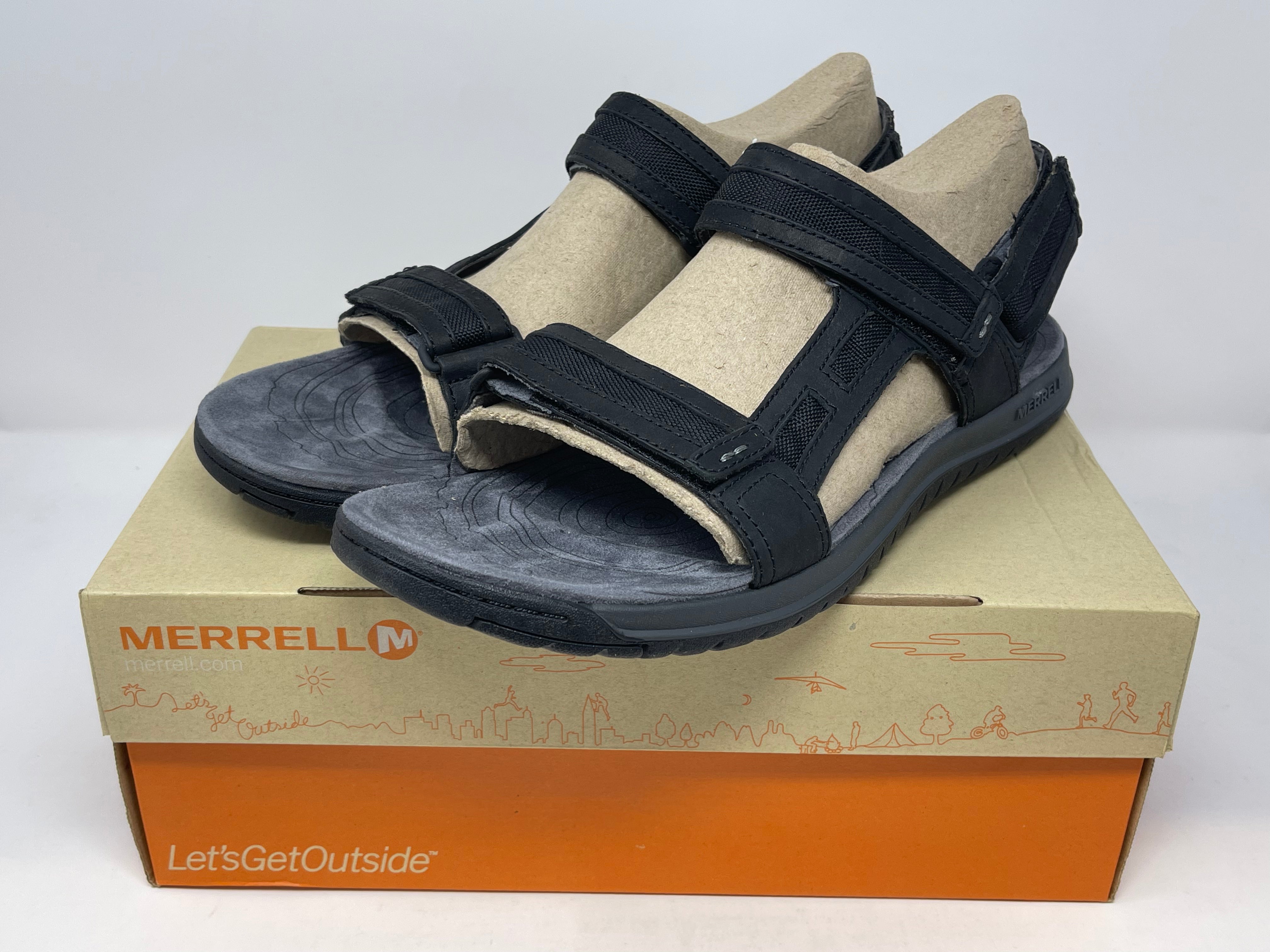 Merrell Herren Traveler TILT Convert Sport-& Outdoor Sandal (Black), USM 15