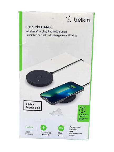 Belkin Quick Charge Wireless Charging Pad - 2-Pack - Black