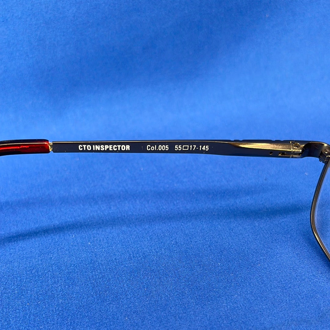 CAT - CTO INSPECTOR Eyeglasses Frame (Matte Gunmetal)