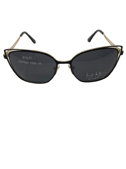 Nicole Miller - Martinique C02 Black/Gold Sunglasses