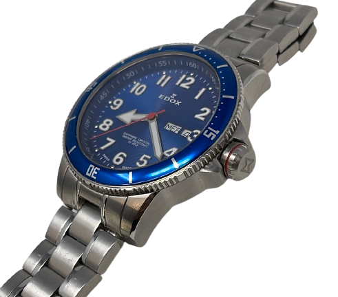 EDOXChronorally S Quartz Blue Dial Men's Watch
