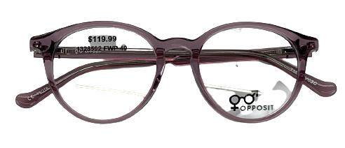 Opposit Women's Round Eyeglasses - Purple