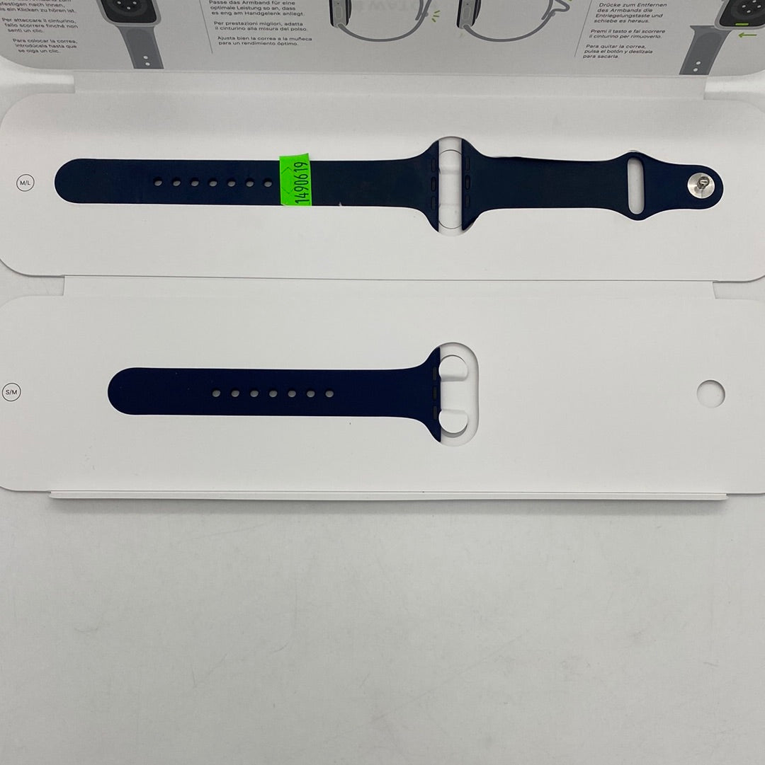 Apple Watch 44mm Deep Navy Sport Band Stainless Steel Pin(DEMO)