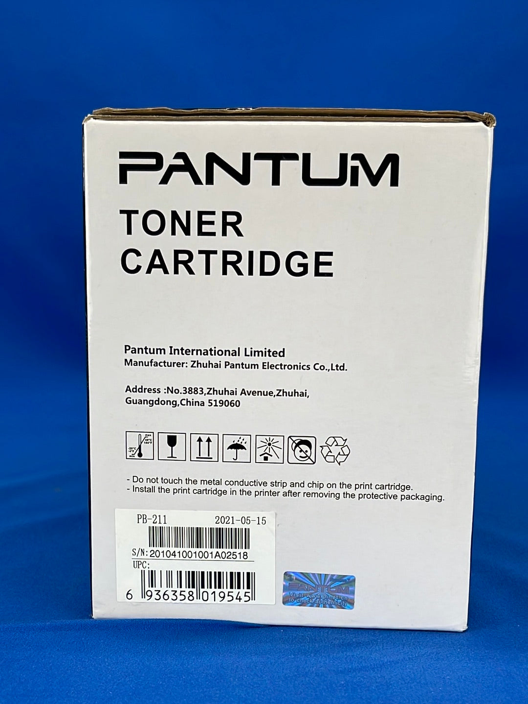 Pantum PB-211 PB-211EV Genuine Toner Cartridge Fit for Pantum P2502W M6552NW M6602NW P2500W M6550NW M6600NW Printer PB211 PB211EV Black Toner