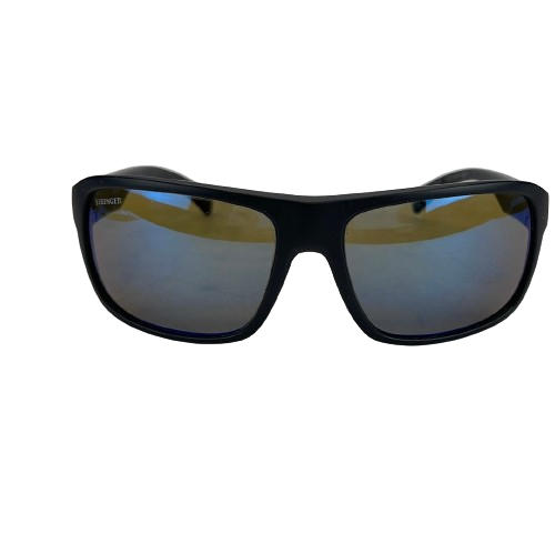 Serengeti Yermo Sunglasses, Black Frames/Yellow Tint