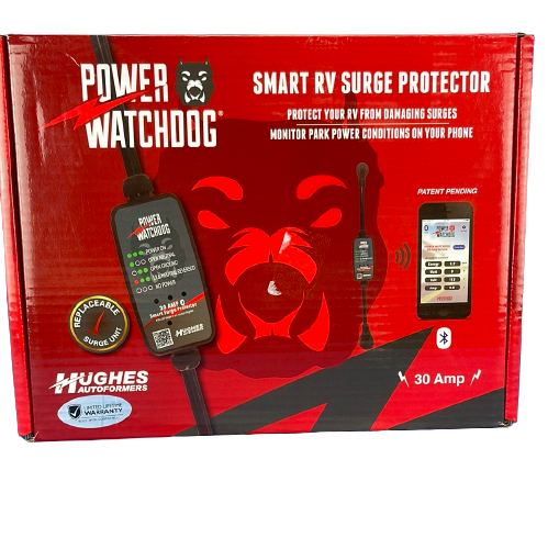 Power Watchdog PWD30, Bluetooth Surge Protector, 30 Amp, Portable