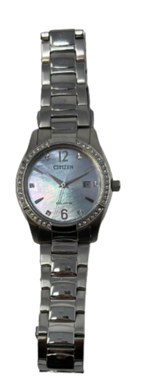 Citizen Eco-Drive Mother-of-Pearl Crystal Watch E0113 R012380