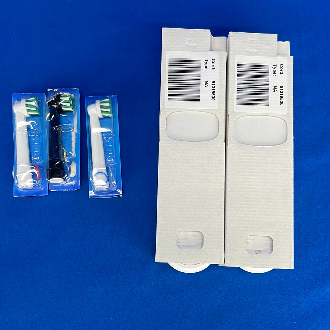 Oral-B Professional Clean 5000 X Electric Toothbrush Twin Pack, Black & White