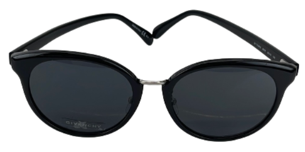 Givenchy Gray-Blue Round Ladies Sunglasses GV 7115/F/S