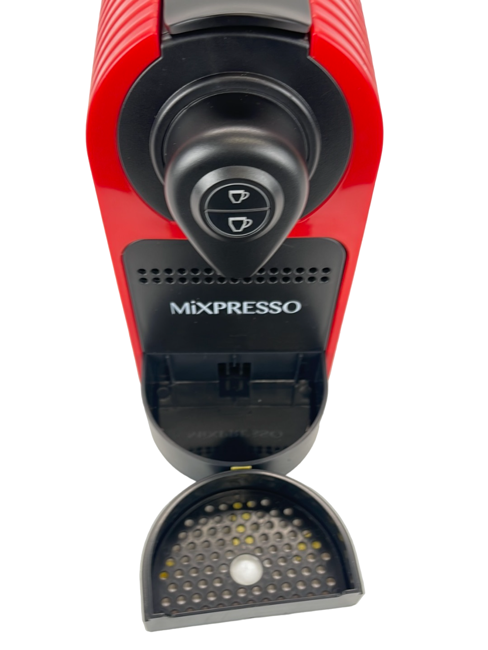 Mixpresso Espresso Machine for Nespresso Compatible Capsule, Programmable Buttons for Espresso and Lungo - Red