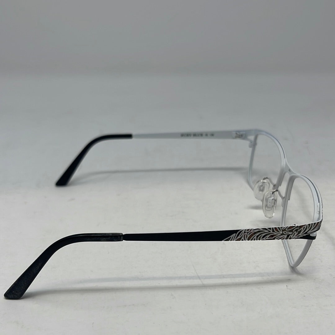 Ruby Blue - Eyeglasses Frame (White/Black)