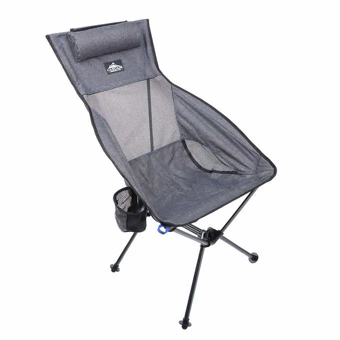 Cascade Mountain High-Back Chair with Cup Holder