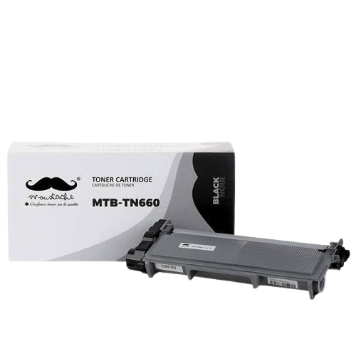 TN660 Black Toner Cartridge - Moustache